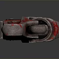 Red Adjustable Wrench Tool with Metal Body and Classic Red Finish