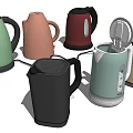 Colorful Electric Kettles with Modern Design and Various Styles for Daily Use