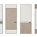 Modern Kitchen Cabinet Door Designs With Wood And White Panel Combinations
