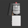 Various Designed Water Dispenser Models With Blue Tanks White Bases And Small Parts
