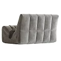 modern double sofa fabric double sofa 3d model