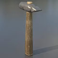 Practical Hardware Tool Hammer With Metal Head And Wooden Handle For DIY Tasks