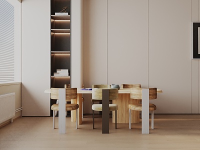 Modern dining table model