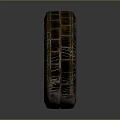 Old Vehicle Tire With Worn Tread Pattern And Detailed Surface Texture 3d model