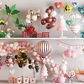 Colorful Balloons Including Heart Star Hot Air Shapes And LOVE Letters For Party Decorations