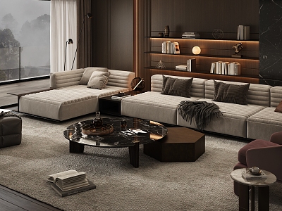 minotti sofa coffee table combination model