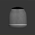 Silver Stainless Steel Insulated Household Thermos With Black Handle And Lid
