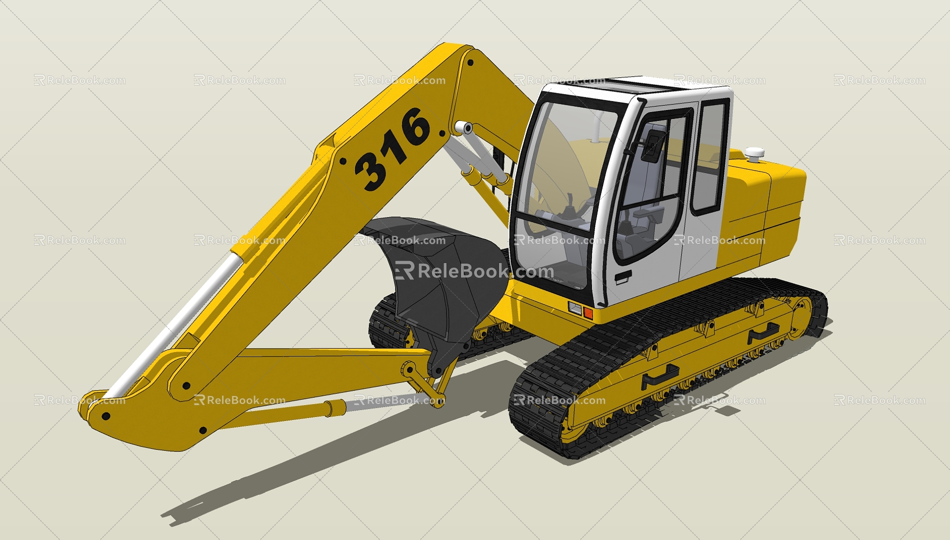 Excavator 3d model