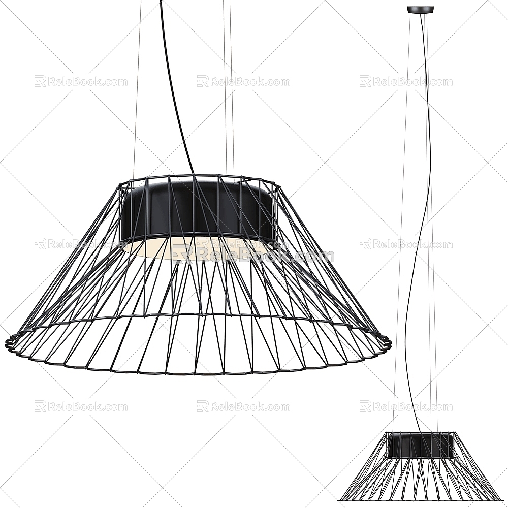 Ole Modern Nordic Minimalist Chandelier 3d model