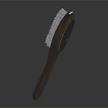 Wooden Handle Clothing Brush with Black Bristles for Garment Care and Fabric Cleaning