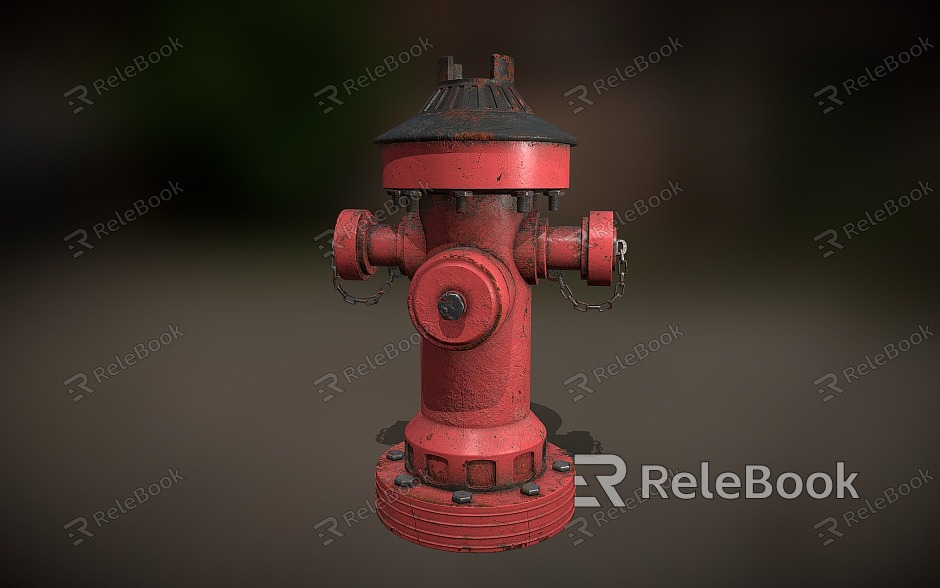 Industrial LOFT fire hydrant road fire hydrant fire fighting facilities model