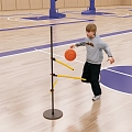 Training Equipment Basketball Equipment Basketball Court Playing Sports Field Activities Dunk Playing Physical Fitness Shooting Indoor Basketball Basketball Court 3d model