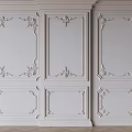 Gypsum Molding Interior Wall Decor with Intricate Carvings and Frame Design