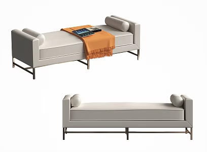 Modern Sofa Stool Sofa Stool Chaise 3d model