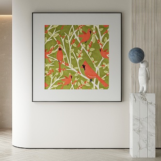 modern decorative painting 3d model