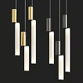 Modern chandelier signal vertical 3d model
