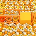 Colorful Playground Equipment With Ball Pit Swings And Building Blocks