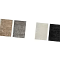 Stylish Square Rugs in Brown Gray Beige Black Tones for Home Decor