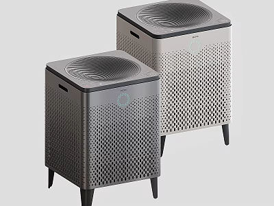 Modern Home Air Purifiers With Mesh Panel Design And Sturdy Stands For Daily Use 3d model