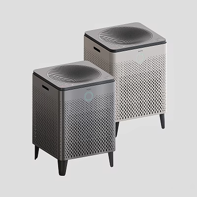 Modern Home Air Purifiers With Mesh Panel Design And Sturdy Stands For Daily Use 3d model