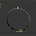 Silver Circular Metal Ring Household Item with Holes for Hanging Support