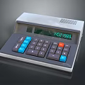 Professional Office Calculator Appliance With Digital Display Numeric Keypad Function Buttons For Office Use