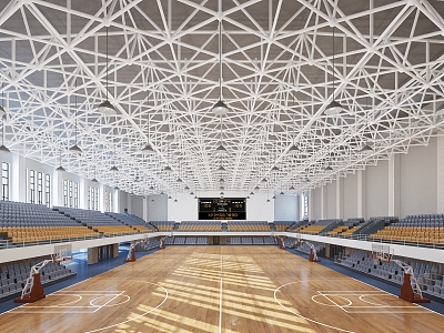 Basketball Hall 3d model