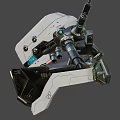 weapons sci-fi helmet 3d model