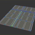 Modern Pavement City Pavement Street Pavement Grinding Brick 3d model