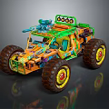 Hyundai Homemade Armed Vehicle Modified Vehicle Modified Chariot 3d model