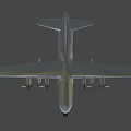 US Air Force Passenger Aircraft With Four Propellers And Military Markings