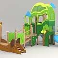 Fawn Slide No Power Equipment Combination Slide 3d model