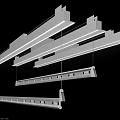 Modern White Hanging Clothes Hangers With Multiple Hooks For Closet Organization