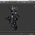 Decepticons Motorcycle Robot Mecha Warrior Terminator Destroyer Machine Warrior Robot Fighter Low Face Number Low Model Simple Model 3d model