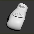 White And Gray Leather Boxing Gloves Placed On Dark Background With Reflection