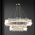 Modern Circular Chandelier Designs With Crystal Glass Elements And Metal Frames