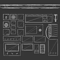 Professional Control Switch Panel With Multiple Monitors Control Buttons And Knobs For Studio Use