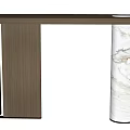 Modern Laskasas Entrance Duan Jing Side Table 3d model