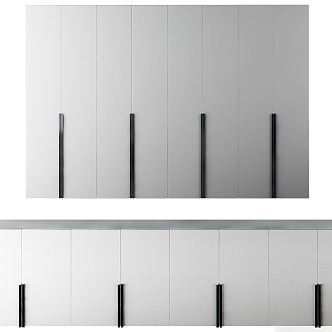 Modern wardrobe 3d model