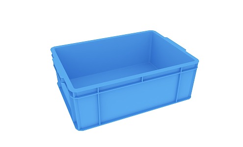 Blue Plastic Basket Storage Basket Miscellaneous Basket Material Basket Fruit Basket Vegetable Basket 3d model