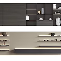 Modern Bookcase With Sleek Gray Finish Open Shelves And Storage Drawers Design