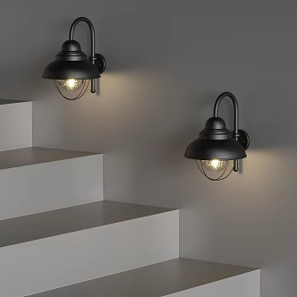Modern minotti wall lamp metal wall lamp 3d model