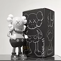 Kaws Collectible Figurines In Various Colors With X Eyes And Poses