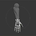 Modern Manipulator Robot Arm Mechanical Arm Robot Arm Robot Head 3d model