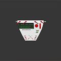 High Speed WiFi Router With Multiple Red Antennas Digital Display And White Design