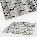 Square carpet 3d model