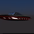 Modern Sleek Yacht Design With Open Deck And Blue White Red Accents