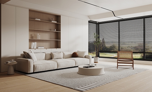 Simple living room 3d model