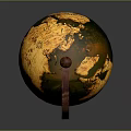 Globe Antique Globe Old Globe Retro Globe Game Item Game Props Game Equipment 3d model