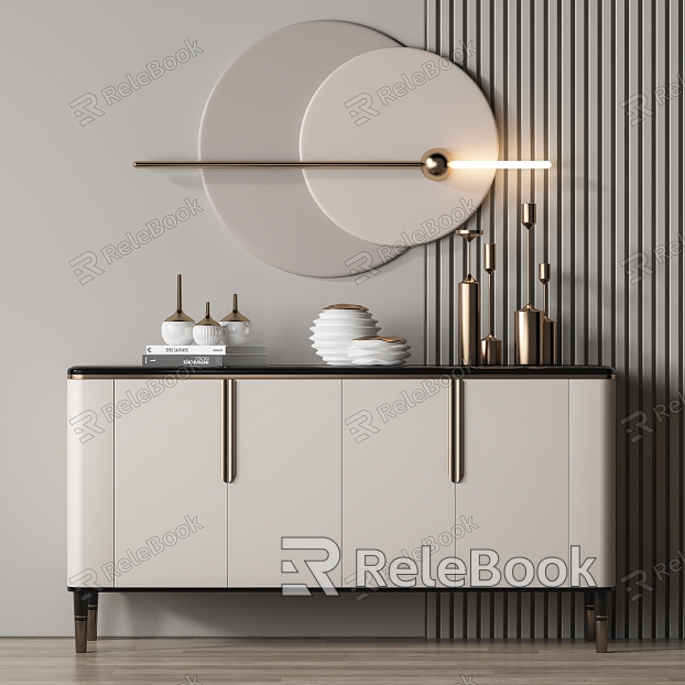 Light Luxury Side Cabinet model